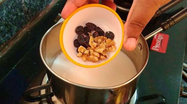 wal nuts and kismis
