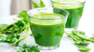 Mint Coriander Curry Leaves Juice