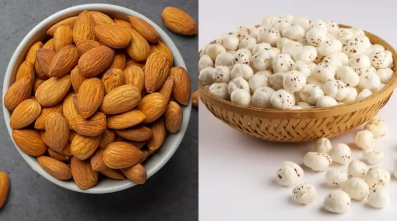 almond and makhana