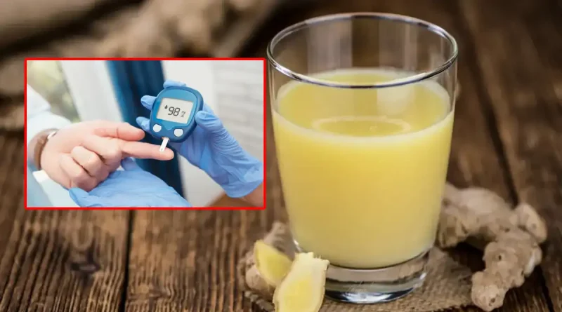Ginger juice daibetes