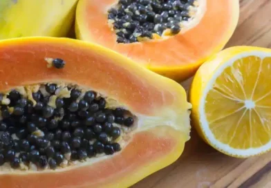 papaya and lemon