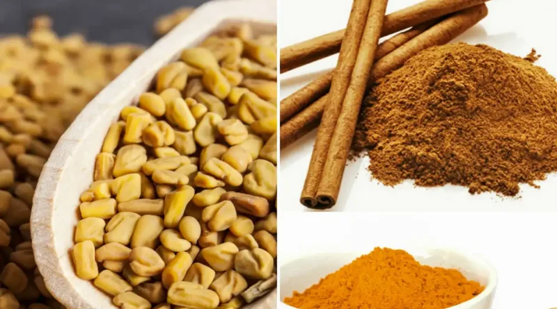 cinnamon and fenugreek seeds