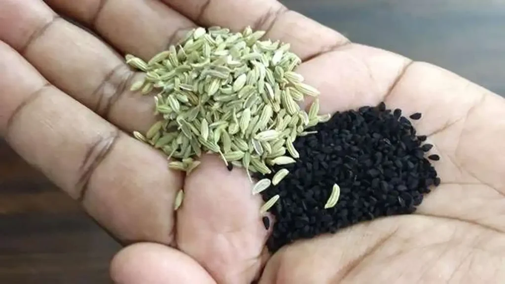 kalonji and fennel seeds