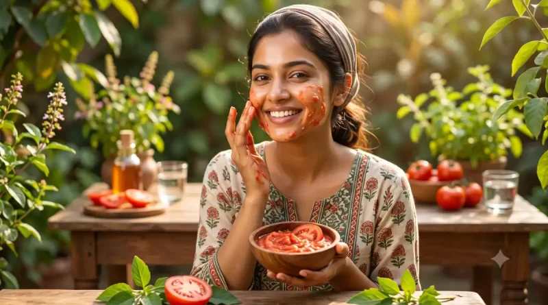 tomato face pack