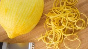 Lemon peels Uses