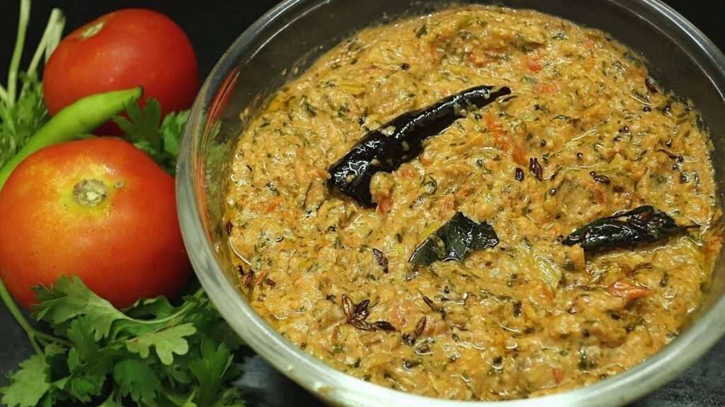 Tomato Kothimeera Pachadi