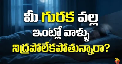 Snoring:మీ గురక వల్ల ఇంట్లో వాళ్ళు నిద్రపోలేకపోతున్నారా? ఈ చిన్న మార్పులు చేసి చూడండి!
