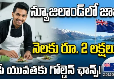 Job Offers:న్యూజిలాండ్‌లో జాబ్.. నెలకు రూ. 2 లక్షల జీతం! ఏపీ యువతకు ఏపీఎస్‌ఎస్‌డీసీ బంపర్ ఆఫర్!