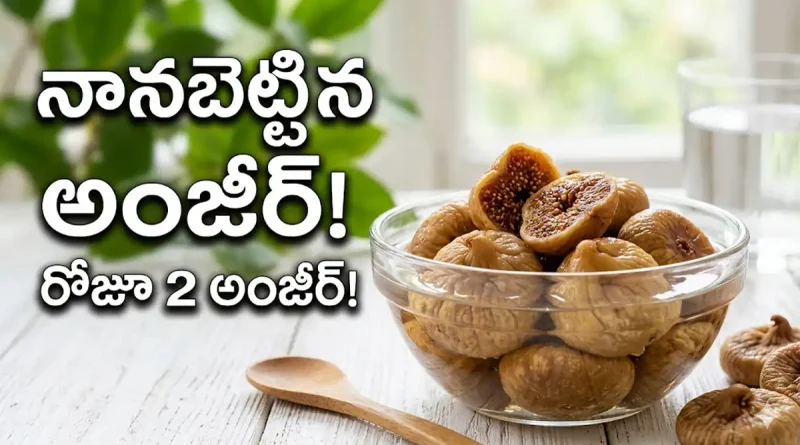 Anjeer Health Benefits in Telugu