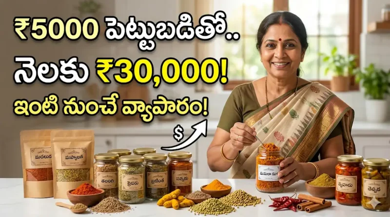 homemade-masala-and-pickle-business-ideas-in-telugu