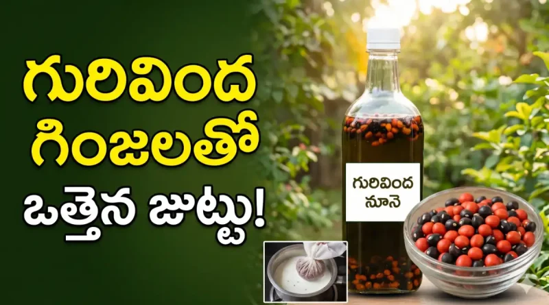 Gurivinda oil hair fall