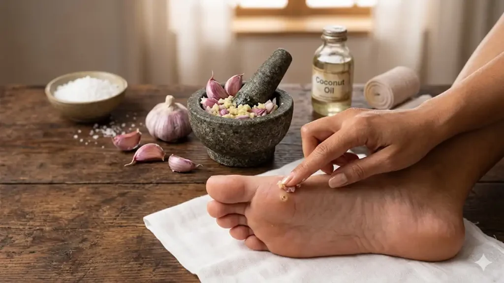 Foot corn