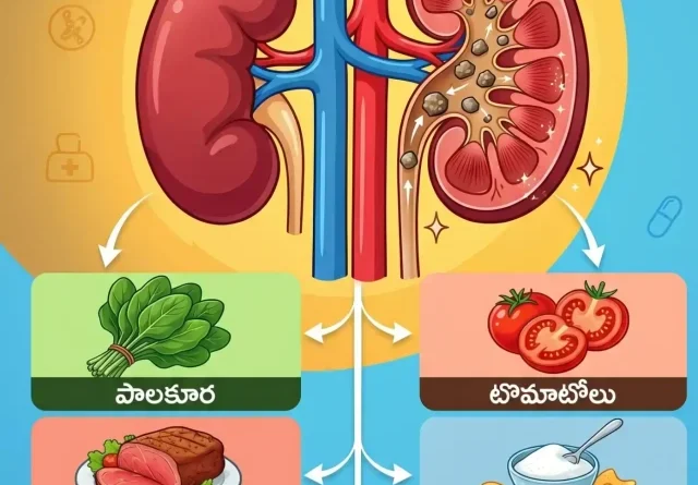 KIdney stones increase foods