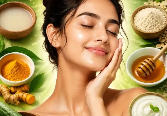 glowing skin