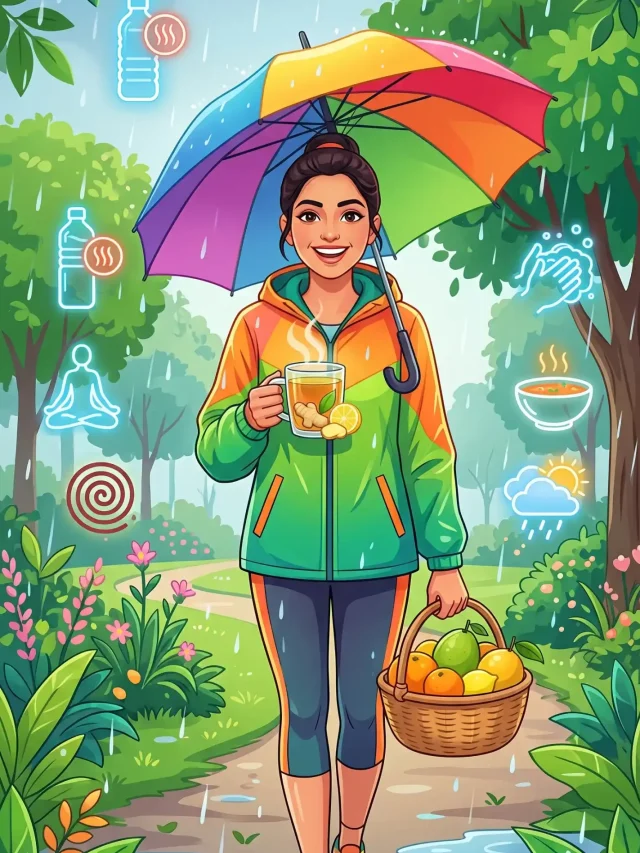 వర్షాకాలంలో ఆరోగ్యంగా ఉండటానికి 10 సింపుల్ టిప్స్