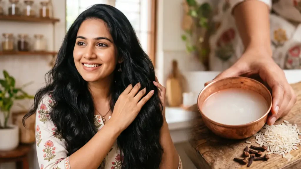 hair fall tips rice and cloves