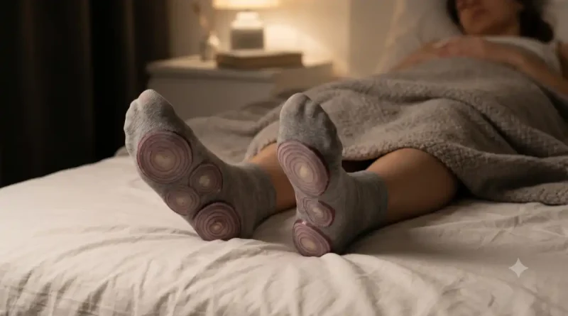 Onion with socks