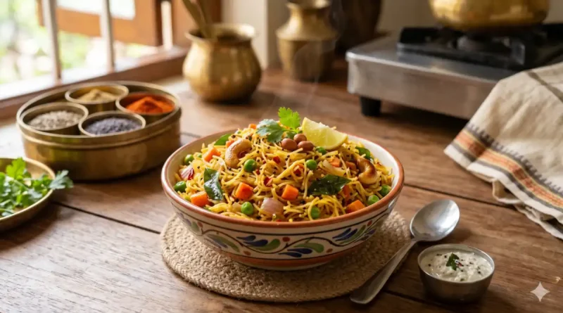 Spicy Vermicelli Upma Recipe
