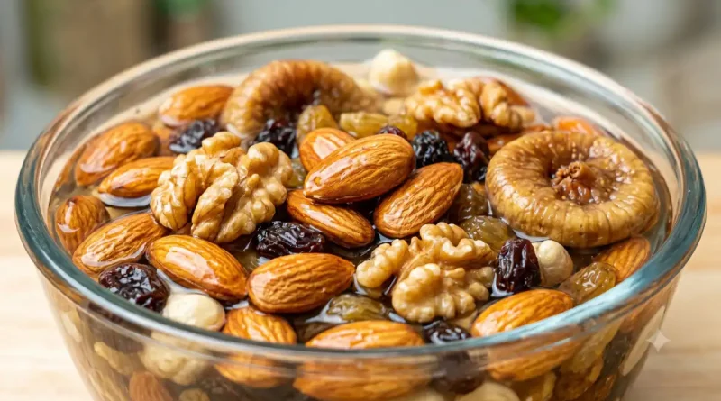 Soaked dry fruits