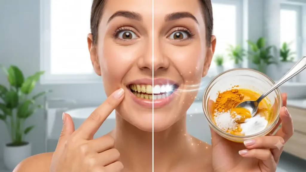 yellow teeth home remedies