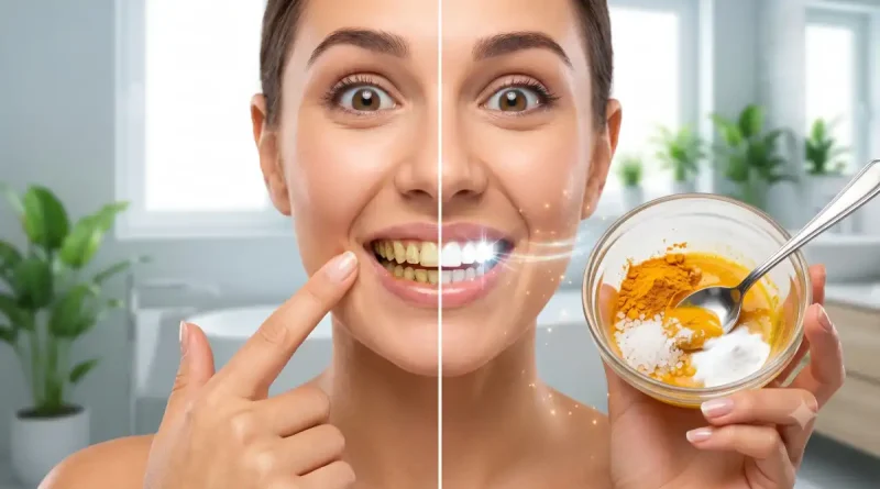 yellow teeth home remedies