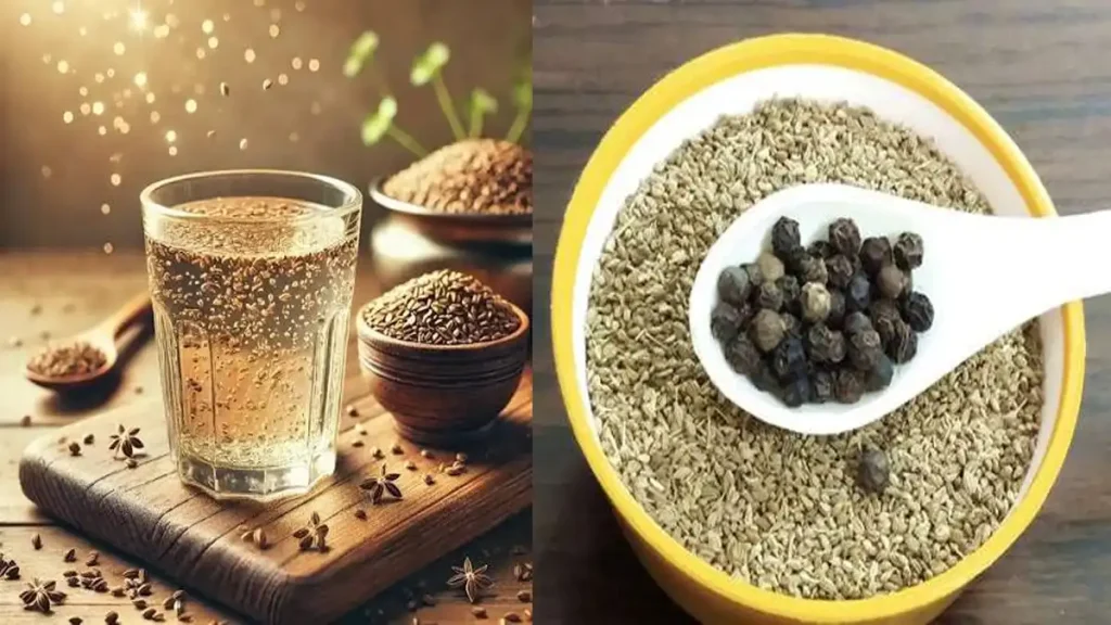 ajwain and pepper drink