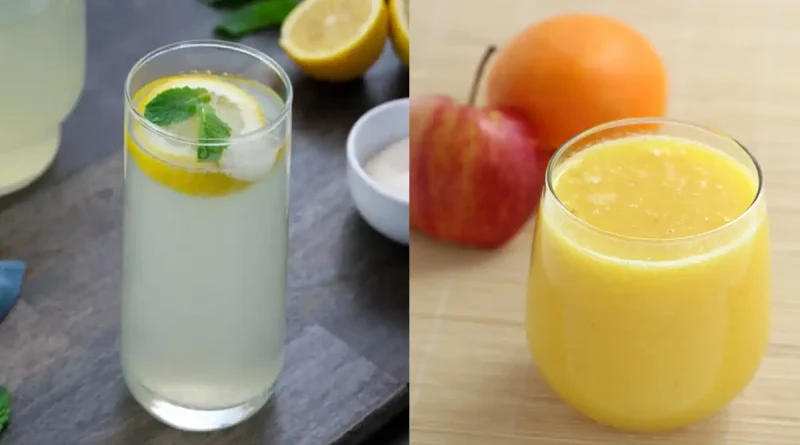 apple and lemon juice